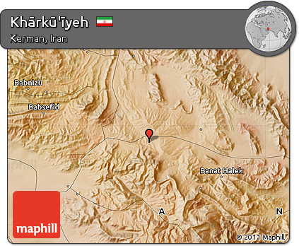 Satellite Map of Khārkū'īyeh