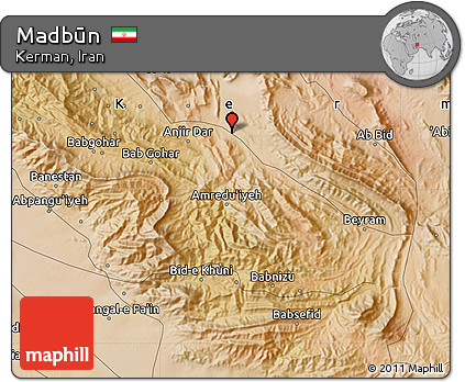 Satellite Map of Madbūn