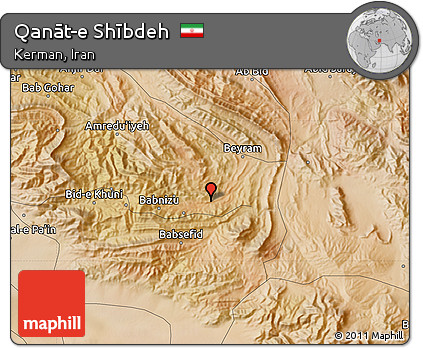 Satellite Map of Qanāt-e Shībdeh