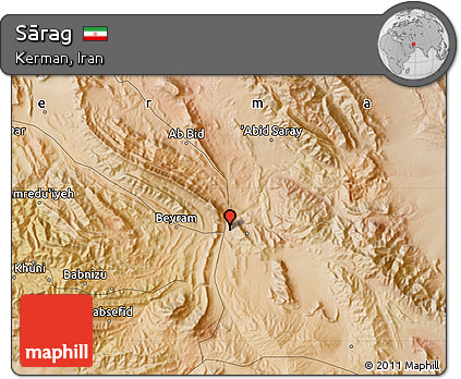 Satellite Map of Sārag
