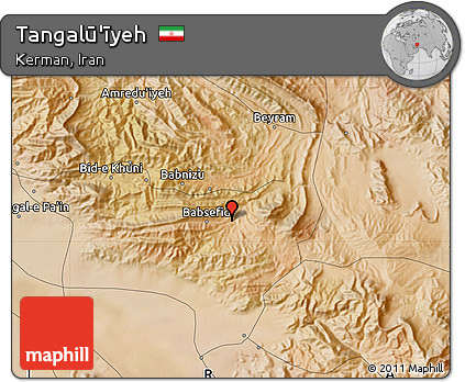 Satellite Map of Tangalū'īyeh