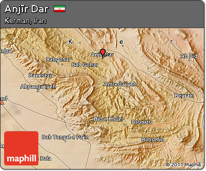 Satellite Map of Anjīr Dar
