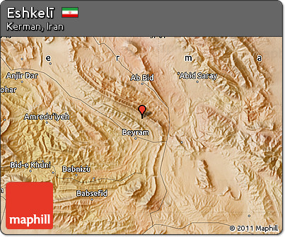 Satellite Map of Eshkelī