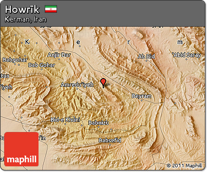 Satellite Map of Howrīk
