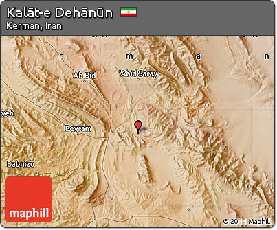 Satellite Map of Kalāt-e Dehānūn