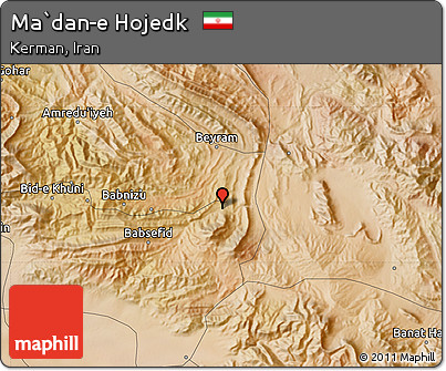 Satellite Map of Ma`dan-e Hojedk