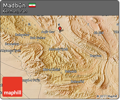 Satellite Map of Madbūn