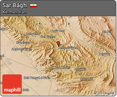Satellite Map of Sar Bāgh