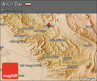 Satellite Map of Anjīr Dar