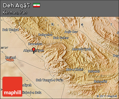 Satellite Map of Deh Aqā'ī