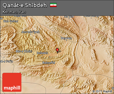 Satellite Map of Qanāt-e Shībdeh