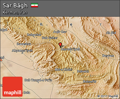 Satellite Map of Sar Bāgh