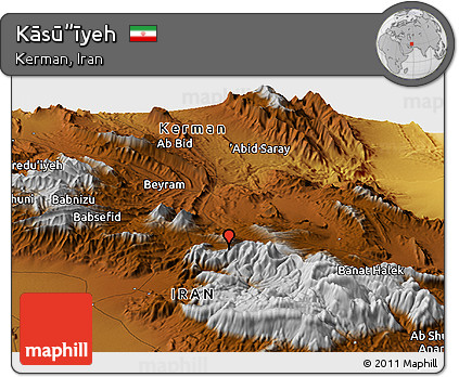 Physical Panoramic Map of Kāsū”īyeh