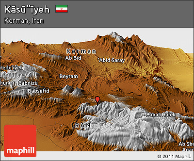 Physical Panoramic Map of Kāsū”īyeh