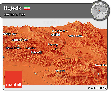 Political Panoramic Map of Hojedk