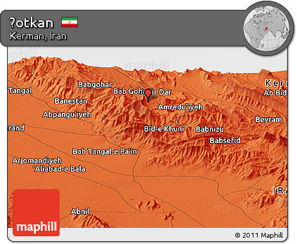 Political Panoramic Map of Ḩotkan