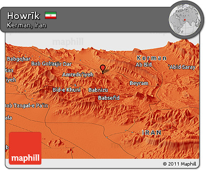 Political Panoramic Map of Howrīk