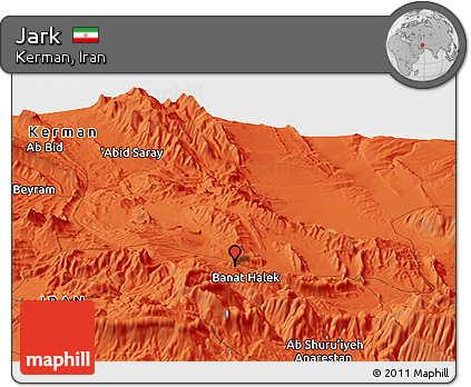 Political Panoramic Map of Jark