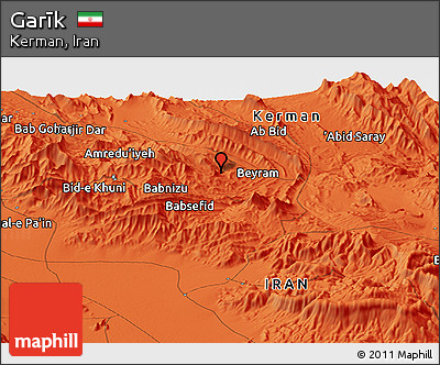 Political Panoramic Map of Garīk