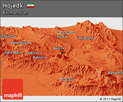 Political Panoramic Map of Hojedk