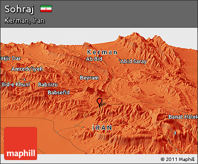 Political Panoramic Map of Sohraj