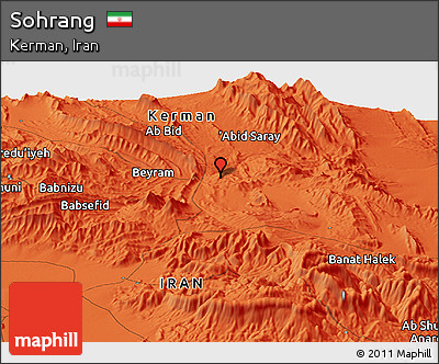 Political Panoramic Map of Sohrang