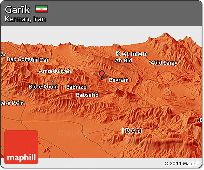 Political Panoramic Map of Garīk