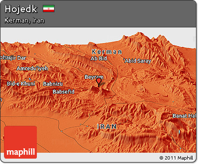 Political Panoramic Map of Hojedk