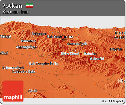 Political Panoramic Map of Ḩotkan