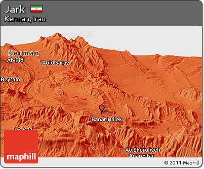 Political Panoramic Map of Jark