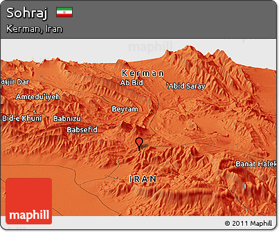 Political Panoramic Map of Sohraj