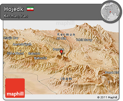 Satellite Panoramic Map of Hojedk