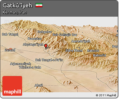 Satellite Panoramic Map of Gatkū'īyeh