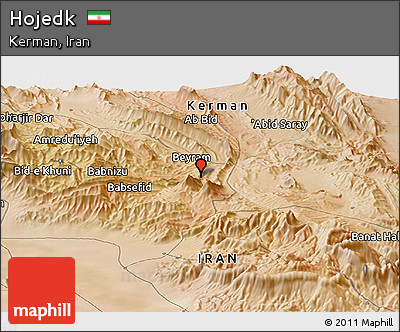 Satellite Panoramic Map of Hojedk
