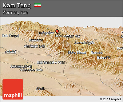 Satellite Panoramic Map of Kam Tang