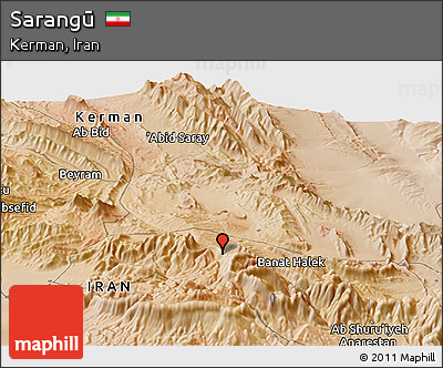 Satellite Panoramic Map of Sarangū