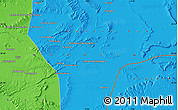 Political Map of the area around 30° 42' 29" N, 5° 1' 30" W