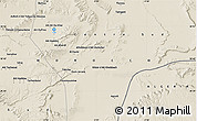 Shaded Relief Map of the area around 30° 42' 29" N, 5° 1' 30" W