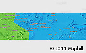 Political Panoramic Map of El Fecht