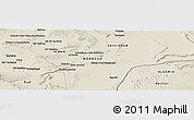 Shaded Relief Panoramic Map of El Fecht