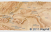 Satellite 3D Map of the area around 30° 42' 29" N, 5° 52' 30" W