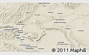 Shaded Relief 3D Map of the area around 30° 42' 29" N, 5° 52' 30" W