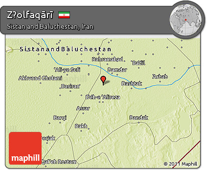 Physical 3D Map of Z̄olfaqārī