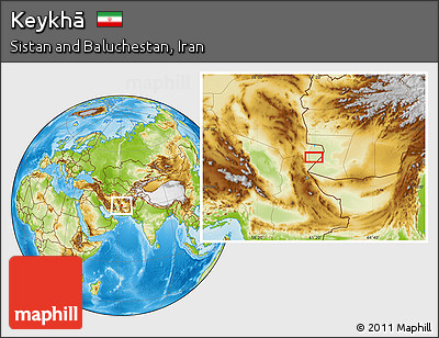 Physical Location Map of Keykhā