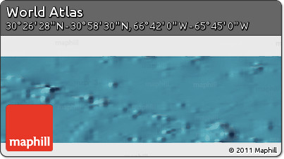 Satellite Panoramic Map of the Area around 30° 42' 29" N, 66° 13' 29" W