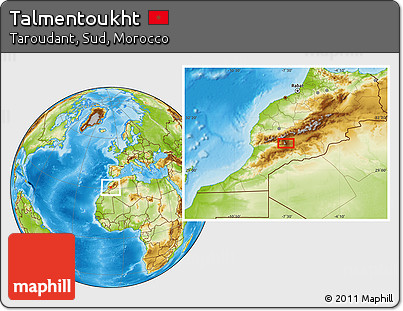 Physical Location Map of Talmentoukht