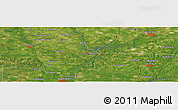 Satellite Panoramic Map of Altha