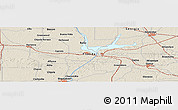 Shaded Relief Panoramic Map of Altha