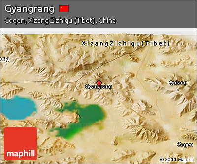 Satellite 3D Map of Gyangrang