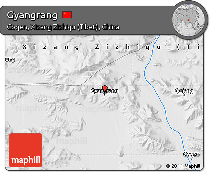 Physical Map of Gyangrang